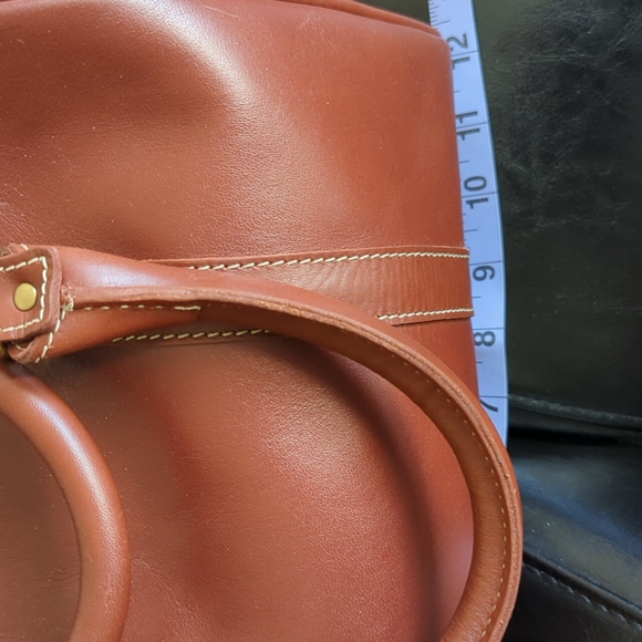 Roots vegetable tanned leather satchel - Picture 4 of 6